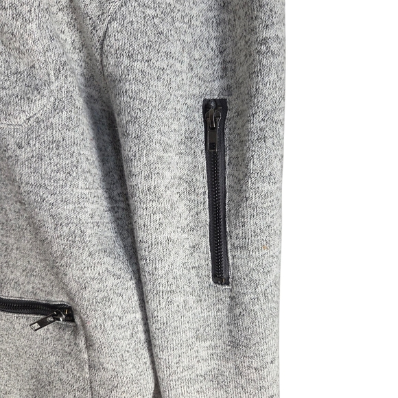 Cabin Fever Gray Women's Oversized Hoodie With Zippered Pockets Size XL - Picture 2 of 8